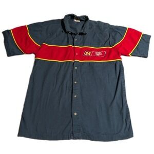 Vintage Jeff Gordon #24 DuPont NASCAR Shirt Mens L Winners Circle Racing
